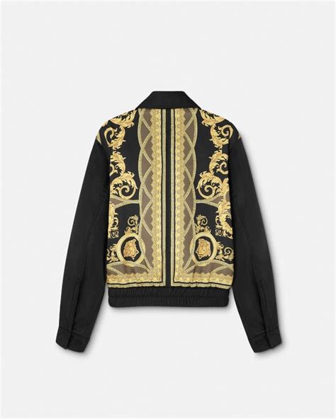 bomber versace medusa|Men's Designer Jackets: Bombers, Puffers .